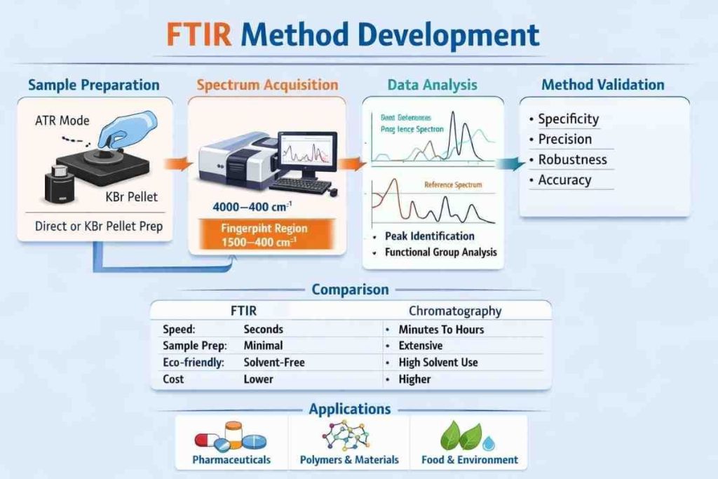 Fourier Transform Infrared Spectroscopy (FTIR) is widely used in ...